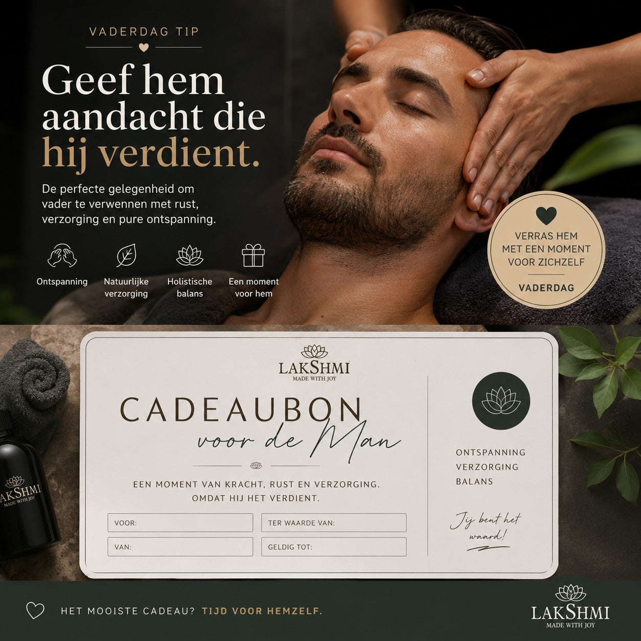 Cadeaubon voor Mannen – Het Perfecte Verzorgingscadeau