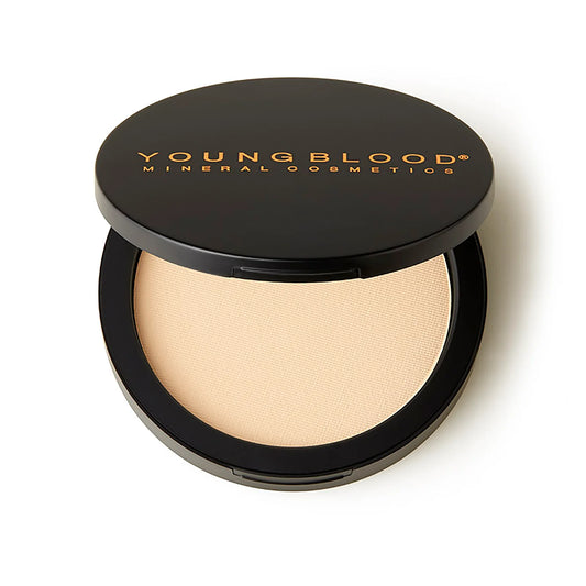 Minerale rice setting powder van Youngblood voor poriën verfijnen en matte finish