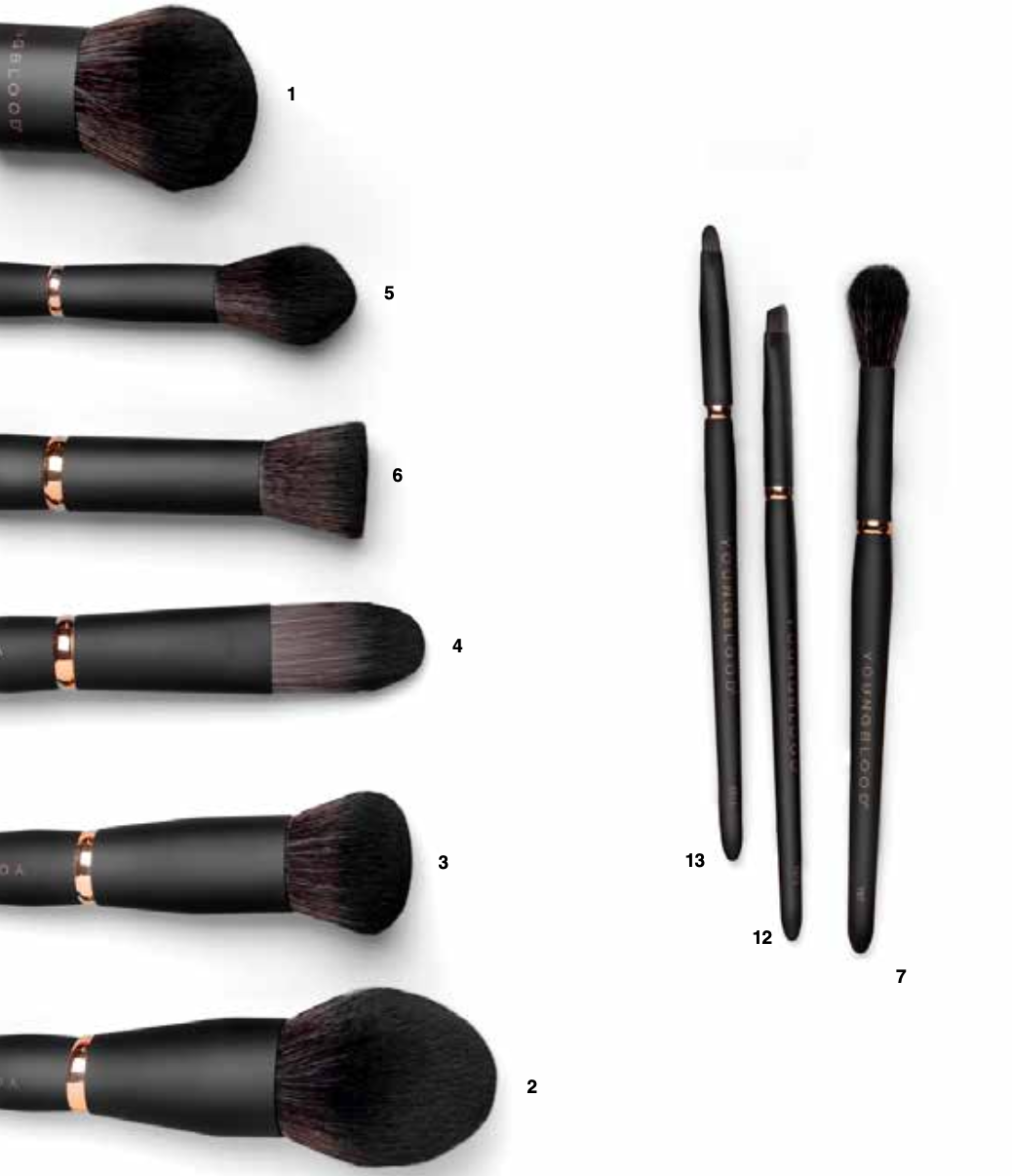 Youngblood Complete NEW|Luxury Brush Set | YB 6 pcs