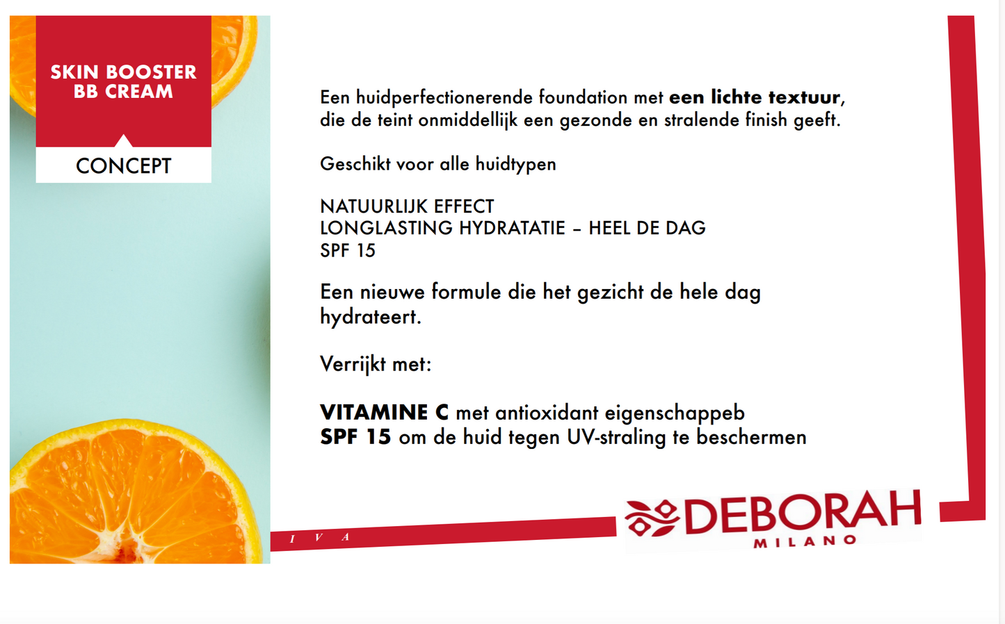 Skin Booster BB Cream met Vitamine C en SPF 15 /02 Beige