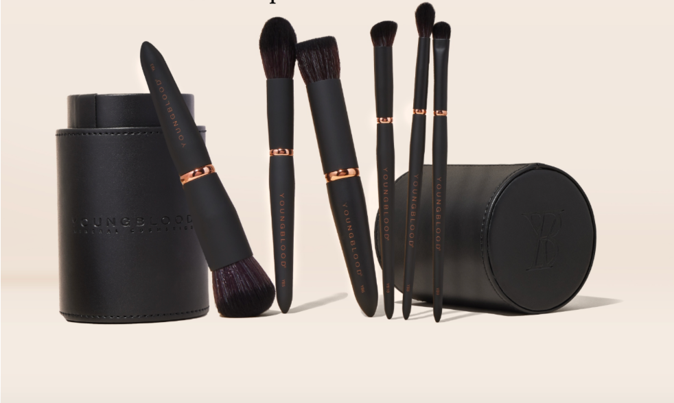 Youngblood Complete NEW|Luxe Brush Set | YB 6 stuks