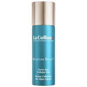 La Colline Swiss Alps Cellular Mist 150 ml hydraterende gezichtsmist die de huid verfrist en roodheid helpt verminderen.