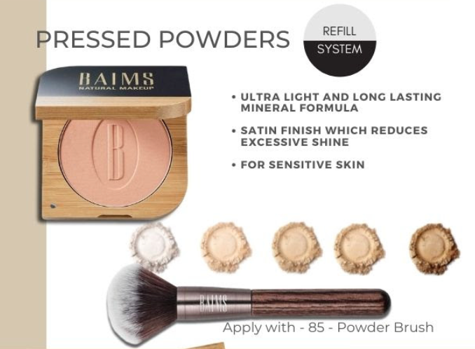 Lakshmi Baims Mineral Pressed Powder 20 Medium 9 gr