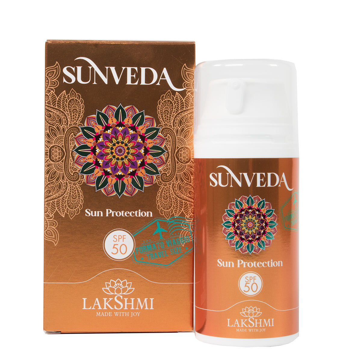 Lakshmi Sunveda Sonnenschutz LSF 50, 100 ml Reisegröße