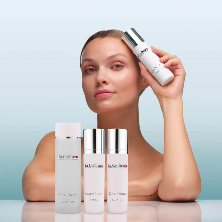 La Colline Clar•Ology anti-aging en pigmentverzorging voor een egale, stralende en jeugdige huid.
