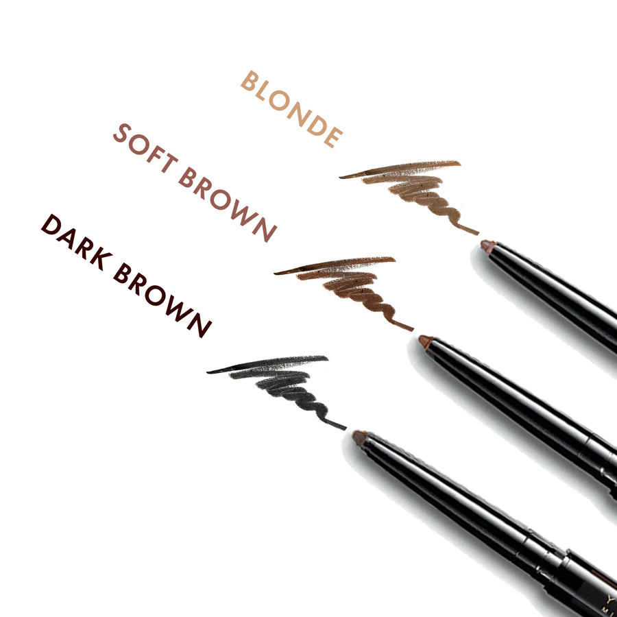 Youngblood On Point Brow Defining Pencil: vul en definieer wenkbrauwen met langhoudende, zweet- en waterbestendige kleur voor een natuurlijke, matte finish.