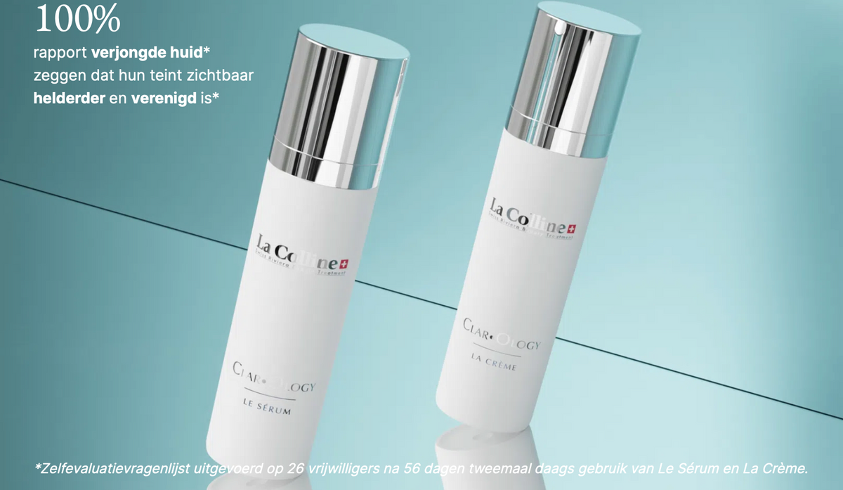 La Colline Clar•Ology set met Le Sérum en La Crème verhelderende anti-aging verzorging