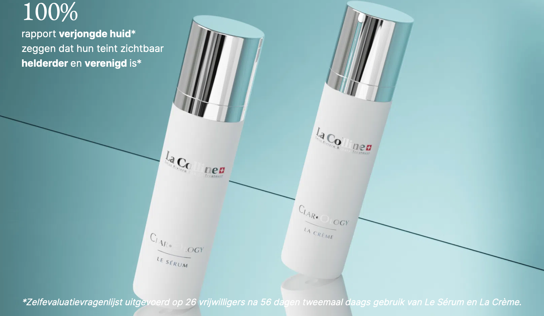 La Colline Clar•Ology set met Le Sérum en La Crème verhelderende anti-aging verzorging