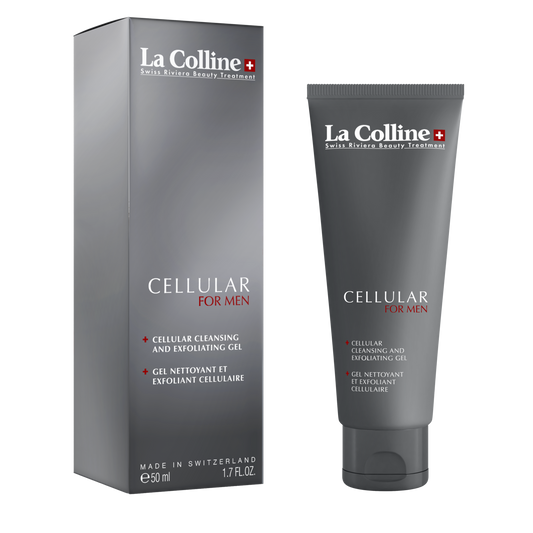 La Colline Cellular Cleansing and Exfoliating Gel Men – 2-in-1 cleanser en exfoliator