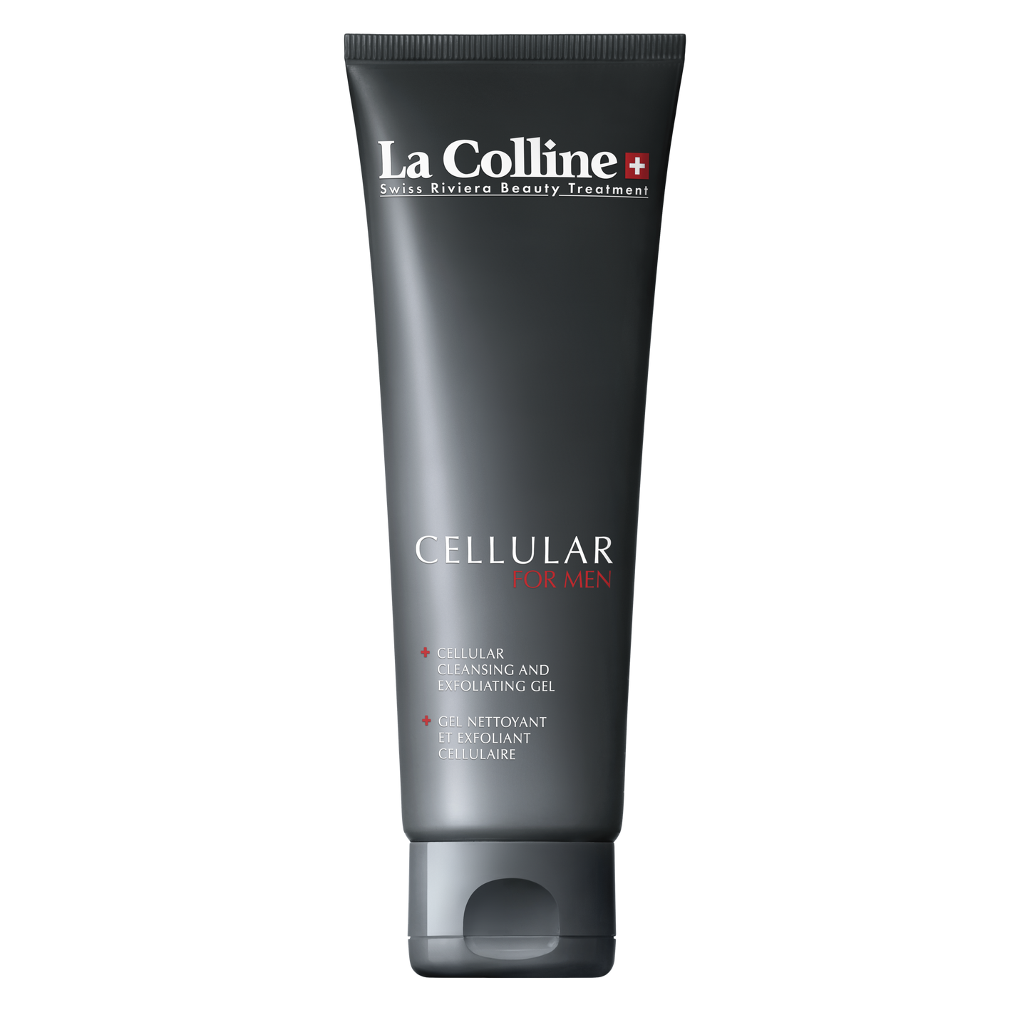 La Colline Cellular Cleansing and Exfoliating Gel 125 ml Men – reinigende en exfoliërende gel voor de mannenhuid die de huid zuivert en verfrist.