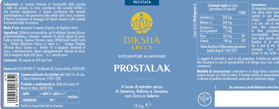 ProstaLak – voor prostaatdisfunctie