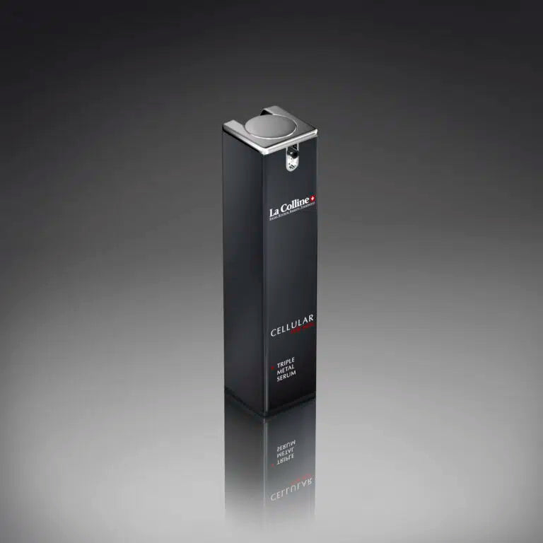 La Colline Cellular Triple Metal Serum – anti-aging serum voor gezicht en ogen dat hydrateert en helpt rimpels, wallen en donkere kringen verminderen.