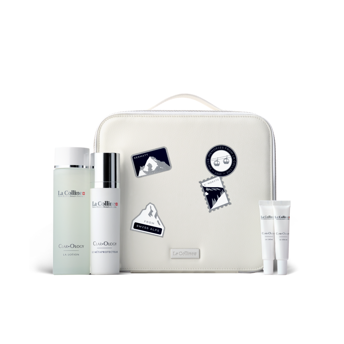La Colline Clar.Ology verzorgingsset met lotion serum crème en Metaprotecteur