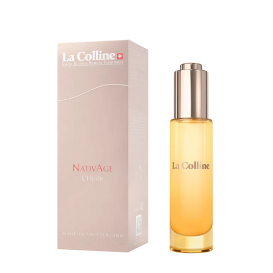 La Colline NativAge L’Huile luxe anti-aging gezichtsolie die de huid voedt en helpt rimpels verminderen