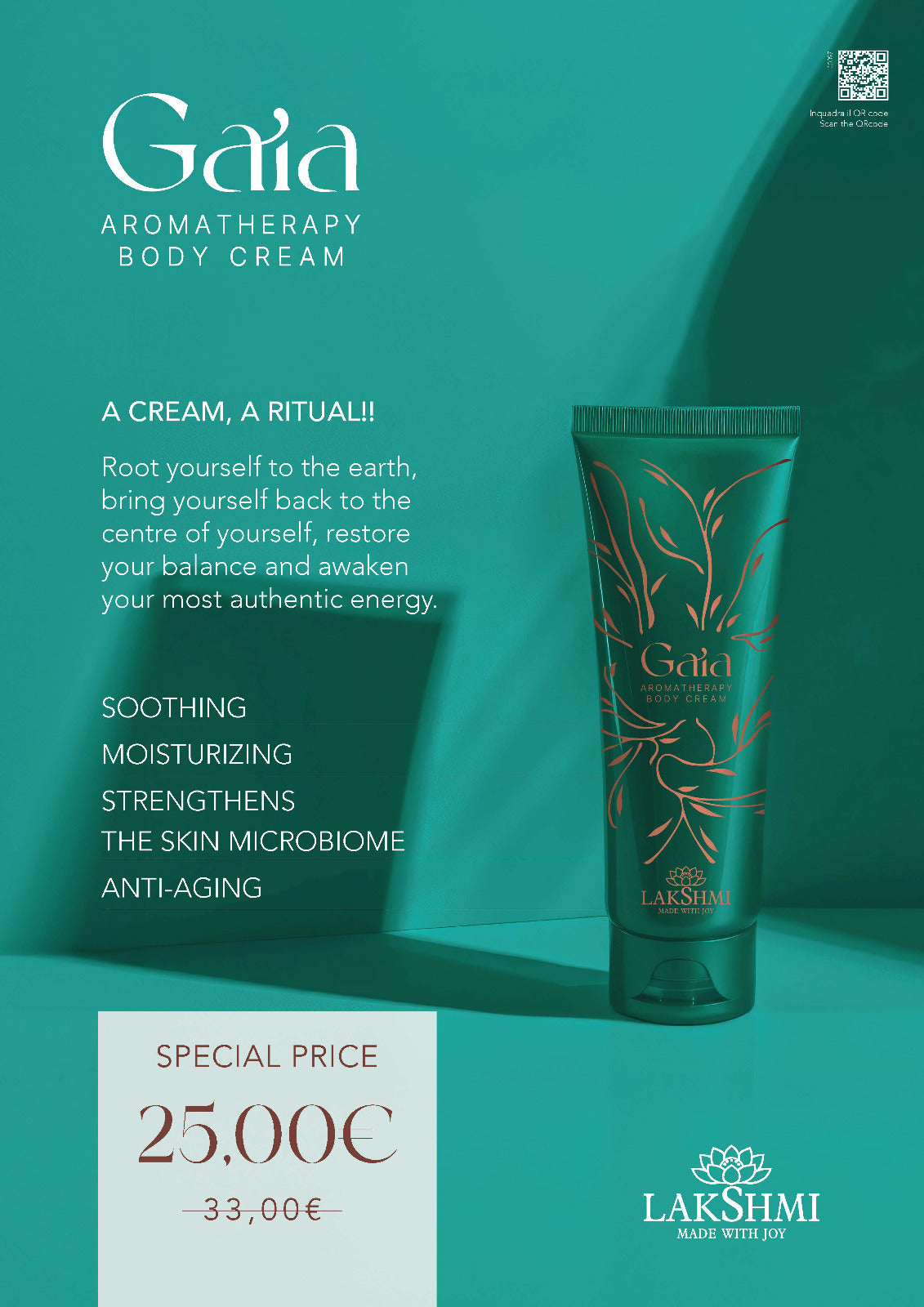 Lakshmi Gaia Aromatherapie Body Cream 250ml