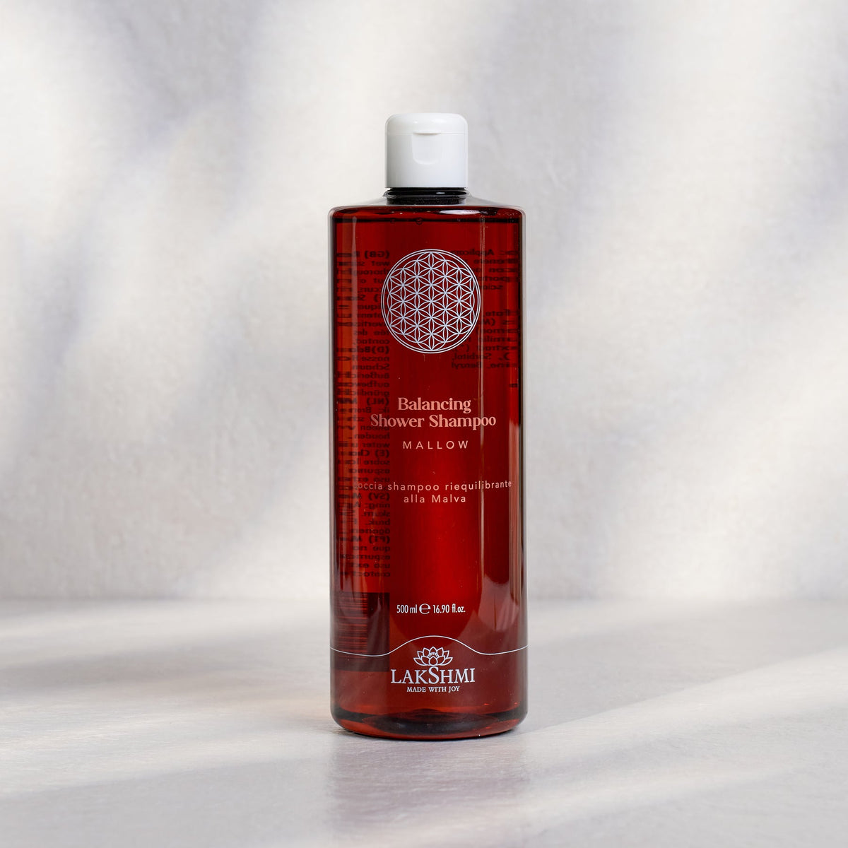 Lakshmi Kapha Balancerende Douche Shampoo met Kaasjeskruid 500 ml voor vette huid en hoofdhuid
