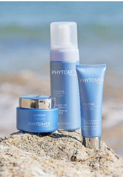 Phytomer Citylife set crème peel en masker anti pollution huidverzorging