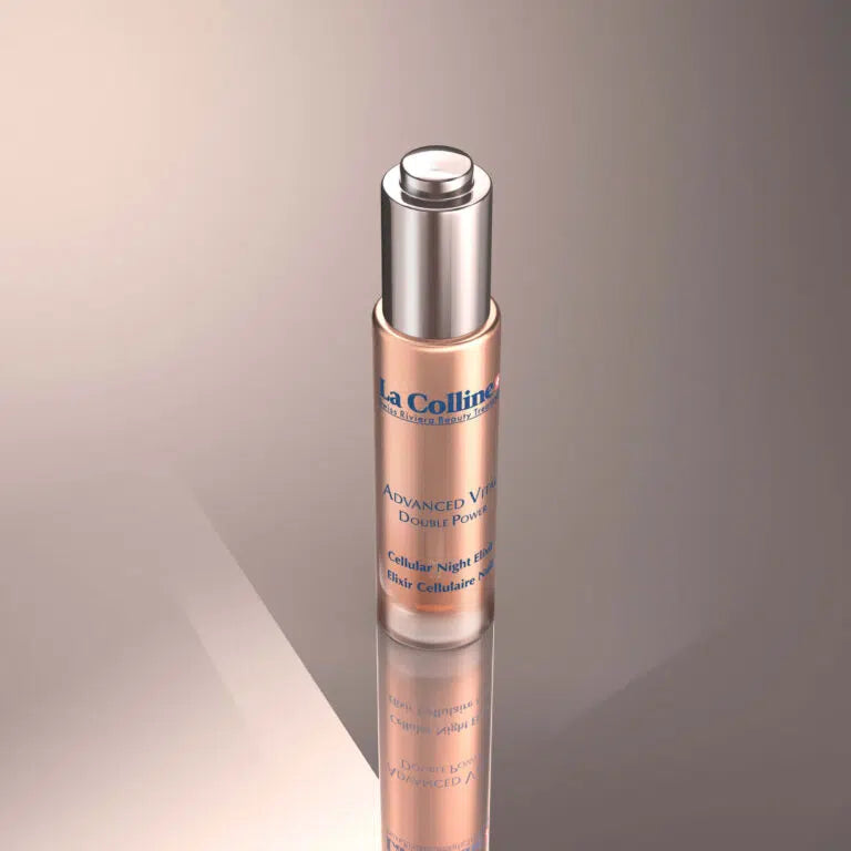 La Colline Cellular Double Power Night Elixir regenererend nachtserum voor een gevoede en stevigere huid