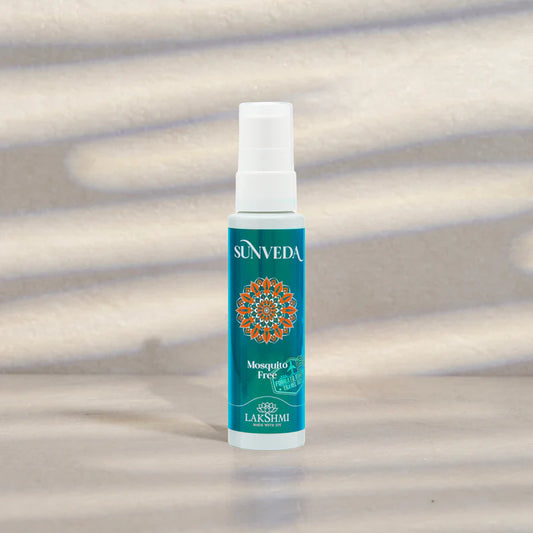 Sunveda Mosquitos-Free Muggenspray 100ml met Aloe Vera en essentiële oliën voor natuurlijke bescherming tegen muggen en insecten