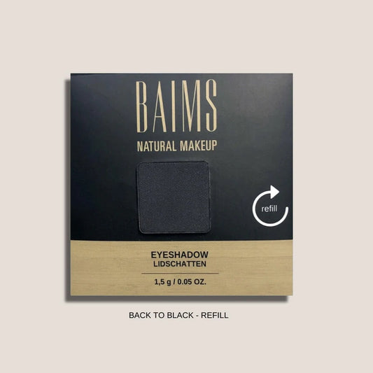 Lakshmi - Baims Eyeshadow Refill Back to Black 100, 1,5 g