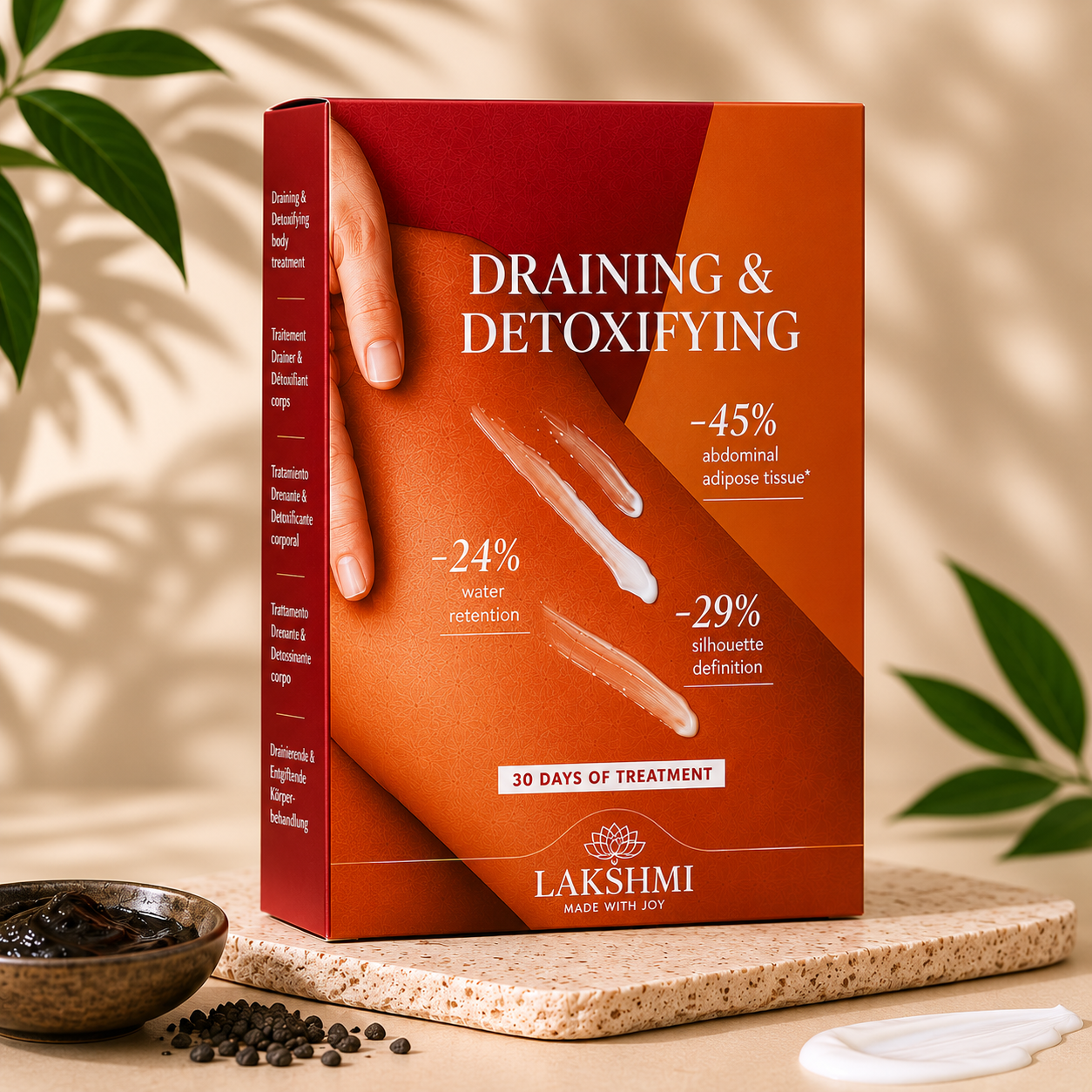 Lakshmi Draining & Detoxifying Box – 30 Dagen Drainage & Detox Kuur