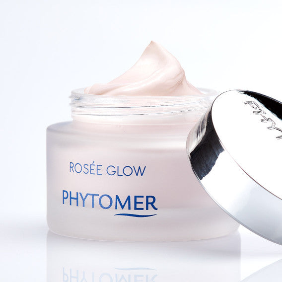 Hydraterende Phytomer Rosée Glow Cream met plumping effect voor een stralende en gezonde huid
