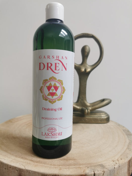 Garshan Dren – Drainerende Massage Olie met Jeneverbes – 500ml