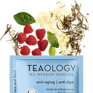 Teaology White Tea Peptide Face and Neck Mask (anti-aging)