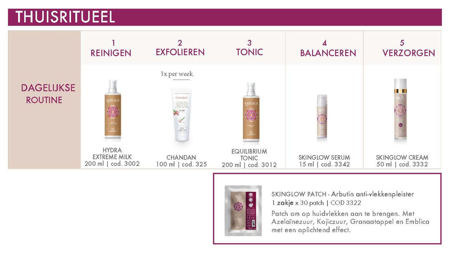 Lakshmi Skin Glow Cream spf 50 I met rode wijnstok I dag en nacht 50ml